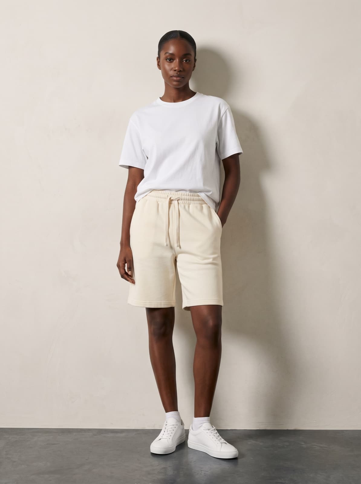 The Chelsea Shorts in cream